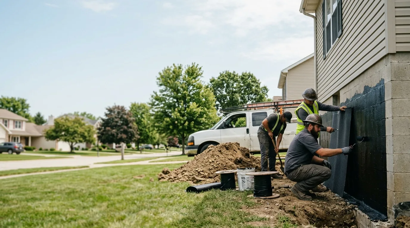 Basement Waterproofing in Winchester, KS near me